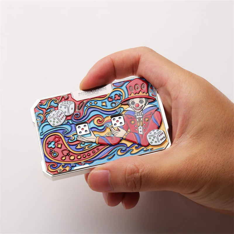 Metal Dice Card