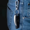 Titanium   quick-release   keychain