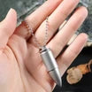 Titanium   Waterproof   Pill   Capsule   Container