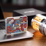 Metal   Dice   Card
